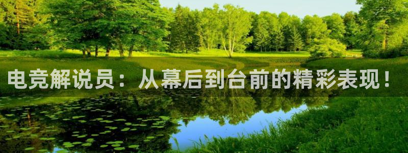 泛亚电竞对刷：电竞解说员：从幕后到台前的精彩表现！
