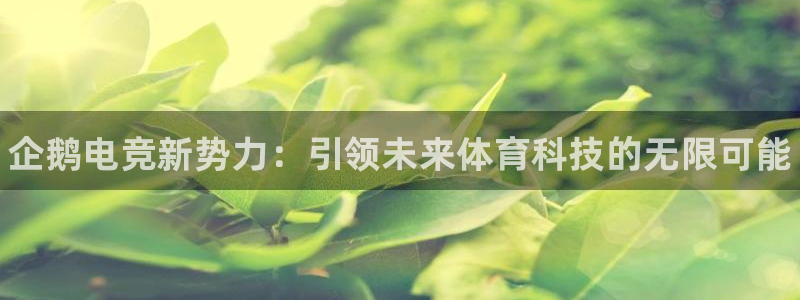 泛亚电竞和im电竞的区别：企鹅电竞新势力：引领未来体育科技的无限可能