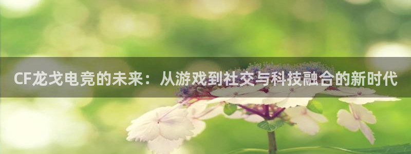 泛亚电竞最新版下载：CF龙戈电竞的未来：从游戏到社交与科技融合的新时代