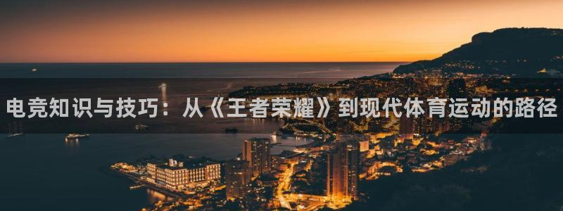 有泛亚电竞的平台：电竞知识与技巧：从《王者荣耀》到现代体育运动的路径